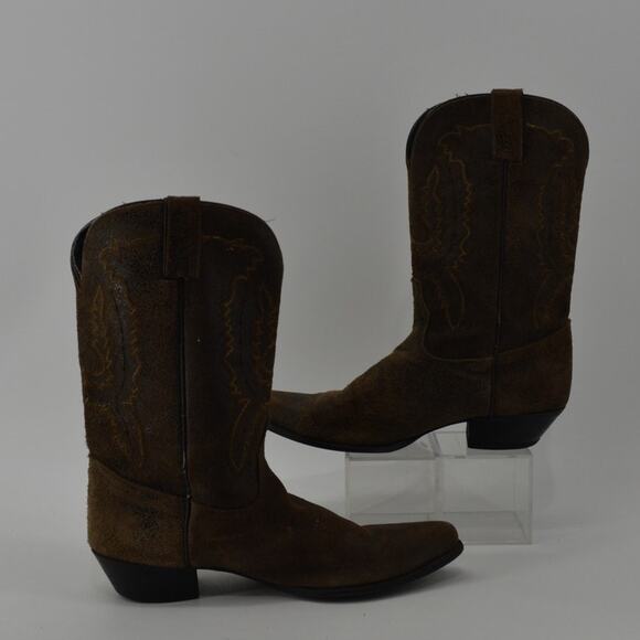 Dingo Womens Size 9 Cowboy Boots Brown Leather Western - Picture 7 of 16